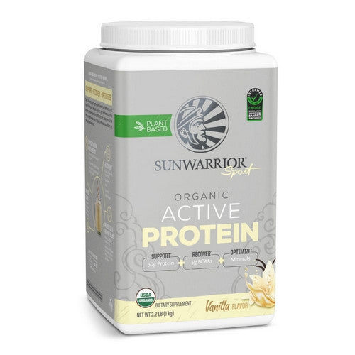 Organic Vanilla Active Protein 2.2 Lbs by Sunwarrior