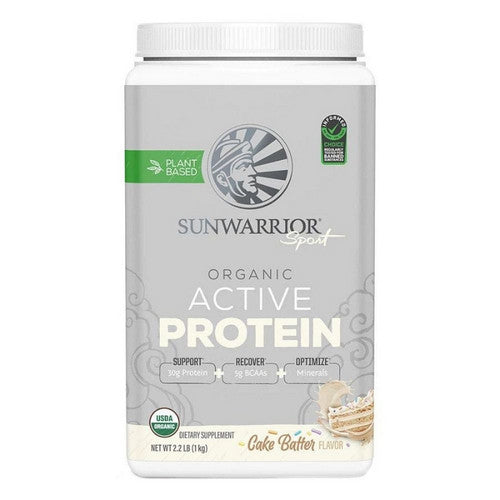 Organic Cake Batter Active Protein 2.2 Lbs by Sunwarrior