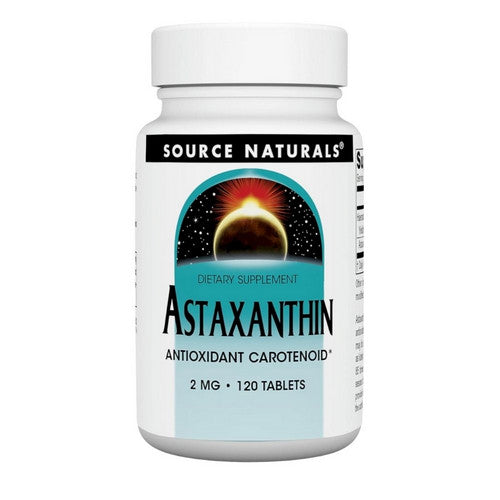 Astaxanthin 120 Tabs by Source Naturals