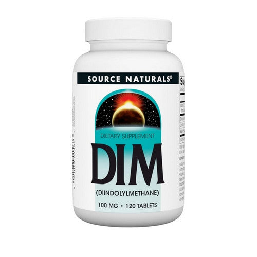 Dim (Diindolylmethane) 120 Tabs by Source Naturals