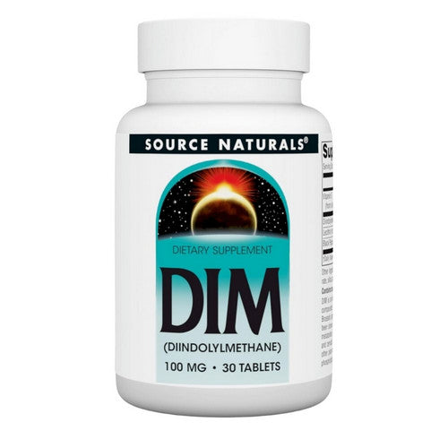 Dim (Diindolylmethane) 30 Tabs by Source Naturals