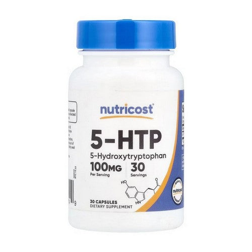 5-HTP Capsules 30 Count by Nutricost