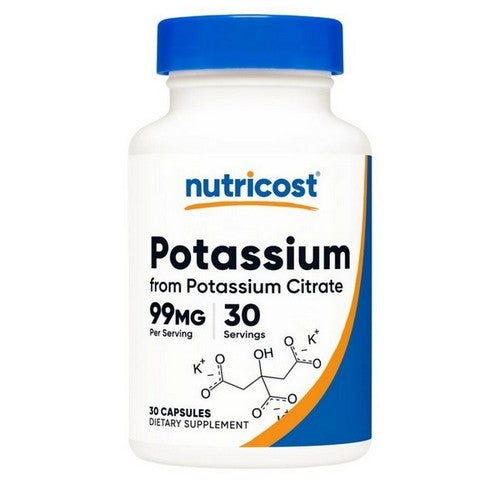 Potassium Citrate Capsules 30 Caps by Nutricost