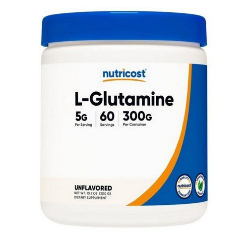 L-Glutamine Unflavoured 300 Grams by Nutricost