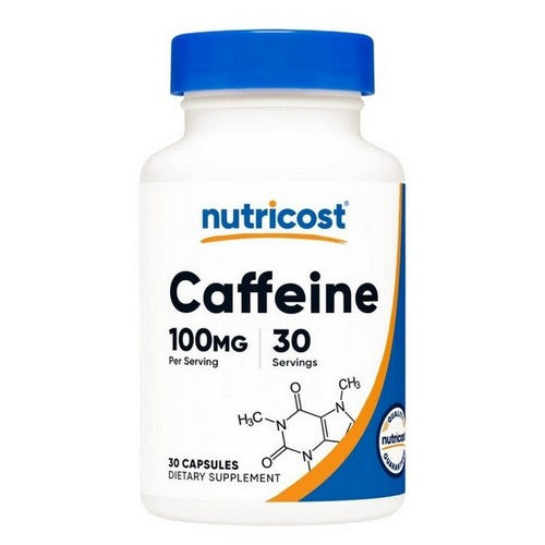 Caffeine Capsules 30 Count by Nutricost