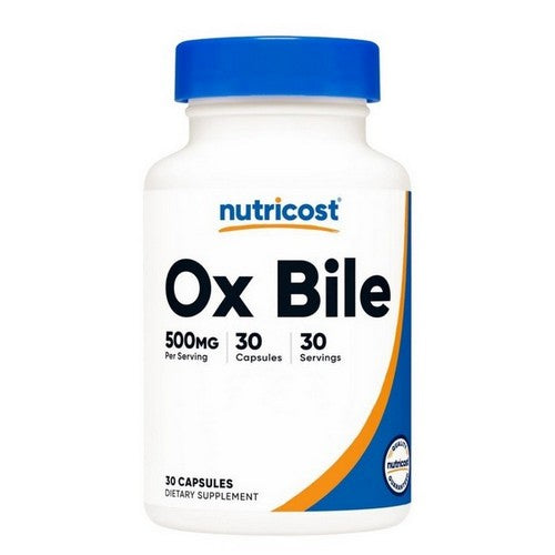 Ox Bile Capsules 30 Count by Nutricost