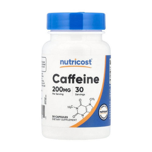 Caffeine Capsules 30 Count by Nutricost