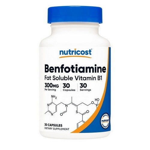 Benfotiamine Capsules 30 Count by Nutricost