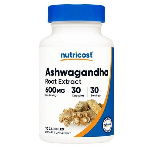 Ashwagandha Root Capsules 30 Caps by Nutricost