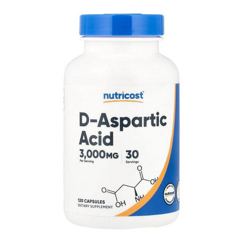 D-Aspartic Acid Capsules 120 Count by Nutricost