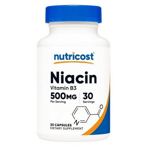 Niacin Vitamin B3 30 Caps by Nutricost