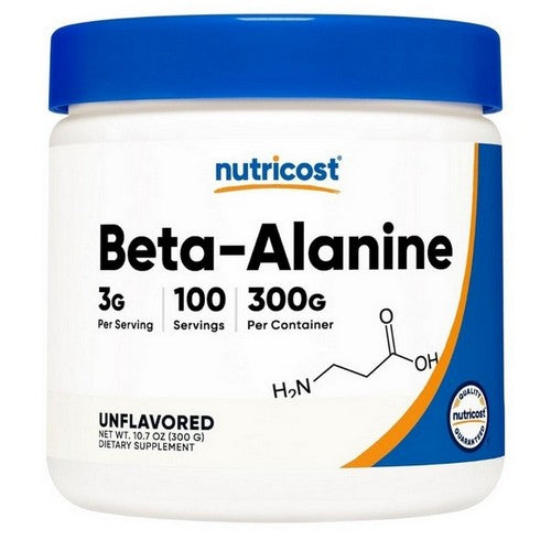 Beta Alanine Unflavored 300 Grams by Nutricost