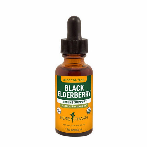 Black Elderberry Glycerite 1 Oz by Herb Pharm