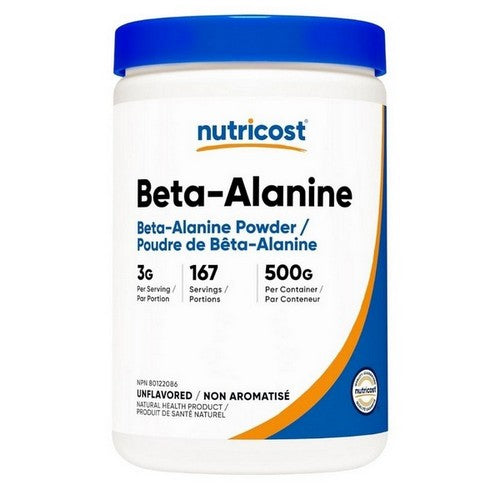Beta Alanine Powder 500 Grams by Nutricost