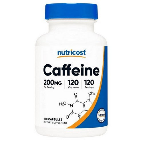 Caffeine Capsules 120 Count by Nutricost