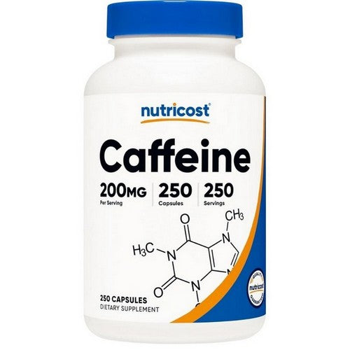 Caffeine Capsules 250 Count by Nutricost