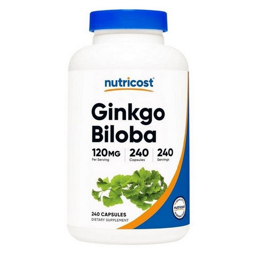 Ginkgo Biloba Capsules 240 Count by Nutricost