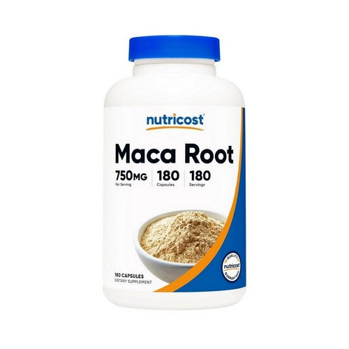 Maca Root Capsules 180 Count by Nutricost