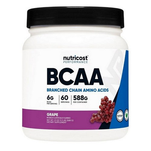 BCAA Powder Grape 60 Servings by Nutricost