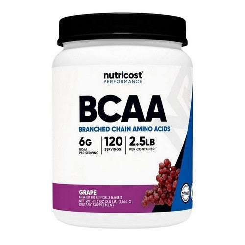 BCAA Powder Grape 120 Servings by Nutricost