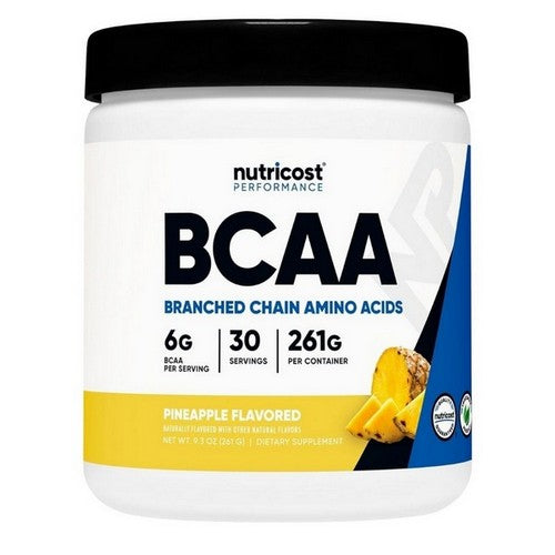 BCAA Powder Pineapple 30 Serving by Nutricost