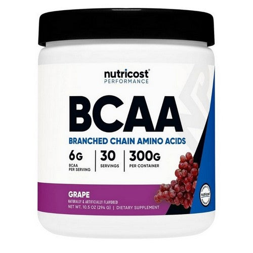 BCAA Powder Grape 30 Serving by Nutricost