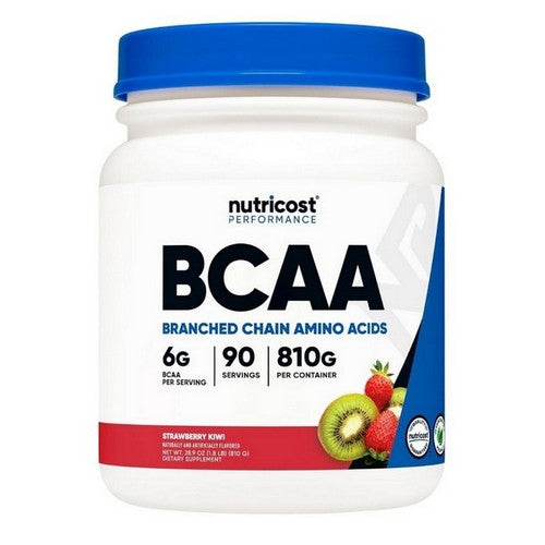 BCAA Powder Strawberry Kiwi 90 Servings by Nutricost