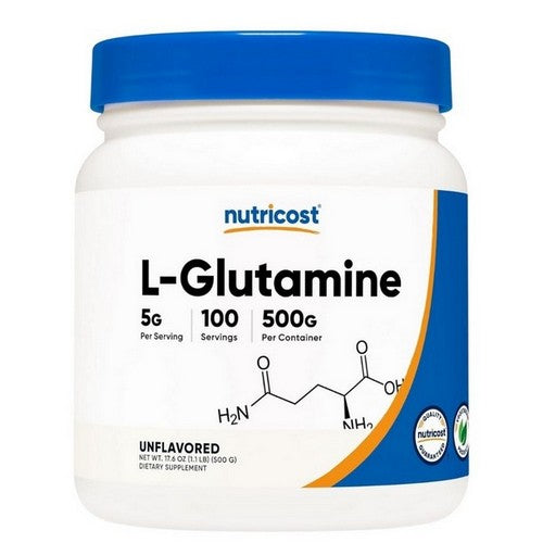 L-Glutamine Powder 500 Grams by Nutricost