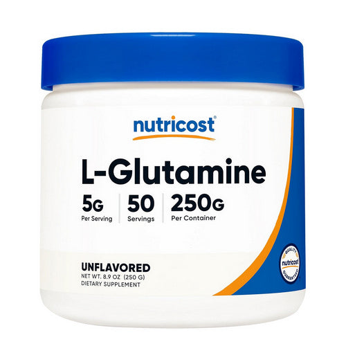 L-Glutamine Powder 250 Grams by Nutricost