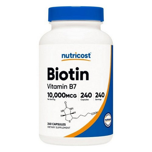 Biotin Capsules 240 Count by Nutricost