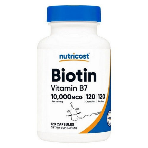 Biotin Capsules 120 Count by Nutricost