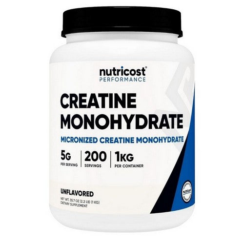 Creatine Monohydrate Powder 1 Kg by Nutricost