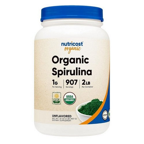 Organic Spirulina Powder 2 Lbs by Nutricost