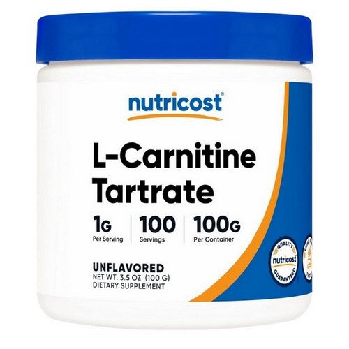 L-Carnitine Tartrate Unflavoured 100 Grams by Nutricost