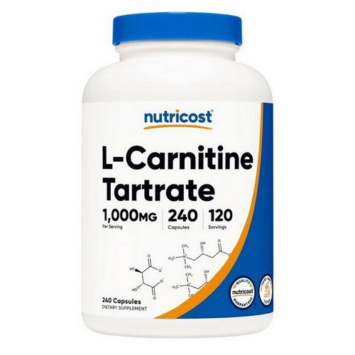 L-Carnitine Tartrate Capsules 240 Count by Nutricost