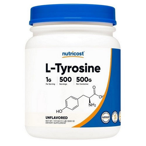 L-Tyrosine Powder 500 Grams by Nutricost