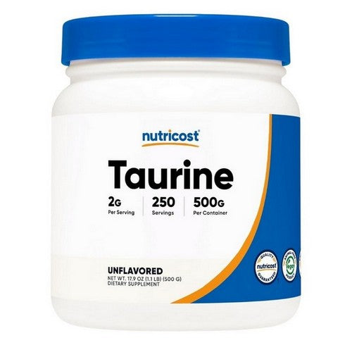 Taurine Powder 500 Grams by Nutricost