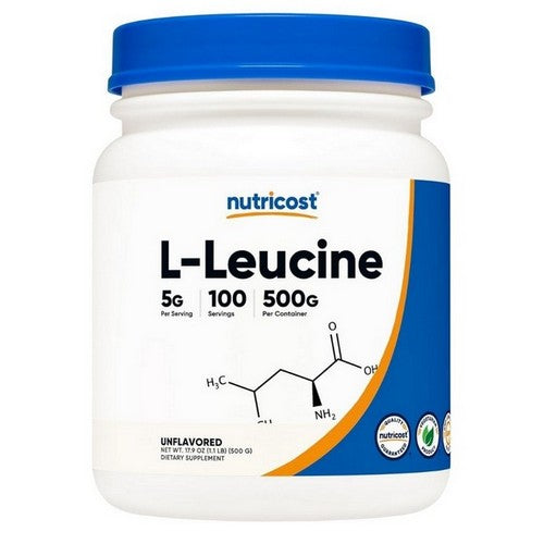 L-Leucine Unflavoured 500 Grams by Nutricost