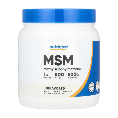 Msm Unflavoured 500 Grams by Nutricost