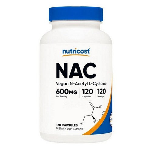 Nac Vegan N-Acetyl L-Cysteine 120 Count by Nutricost