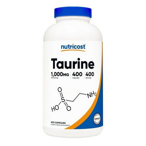 Taurine Capsules 400 Count by Nutricost