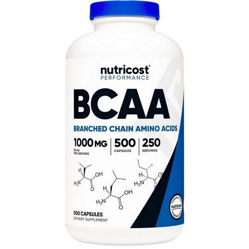 BCAA Capsules 500  Count by Nutricost
