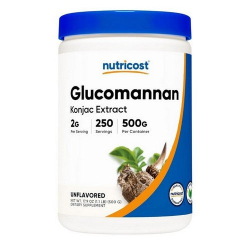 Glucomannan Powder 500 Grams by Nutricost
