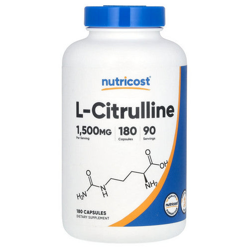 L-Citrulline Capsules 120 Count by Nutricost