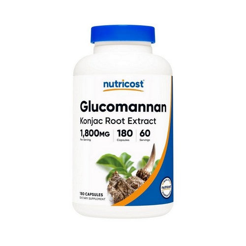 Glucomannan Konjac Root Extract 180 Count by Nutricost