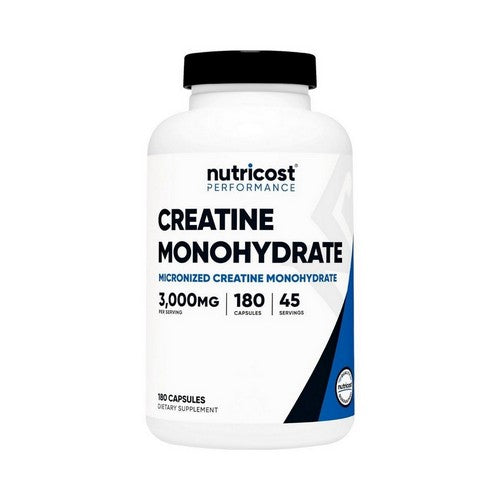 Performance Creatine Monohydrate 180 Count by Nutricost
