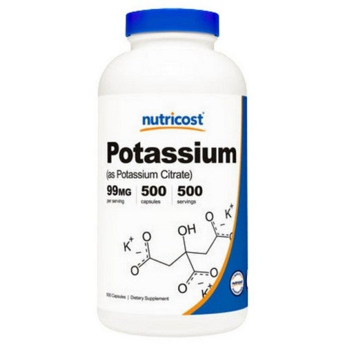 Potassium Citrate Capsules 500  Count by Nutricost