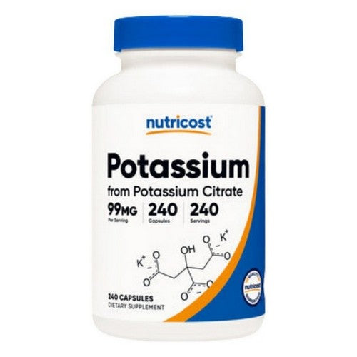 Potassium Citrate Capsules 240 Count by Nutricost