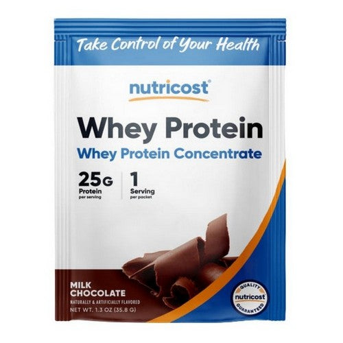 Whey Protein Concentrate Milk Chocolate 1 Serving by Nutricost