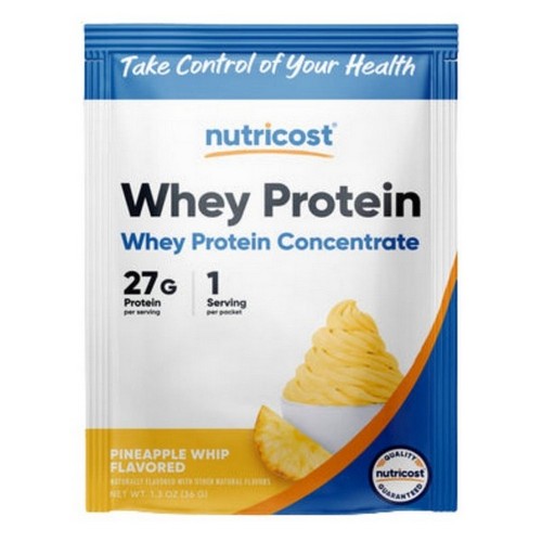Whey Protein Concentrate Pineapple Whip 1 Serving by Nutricost